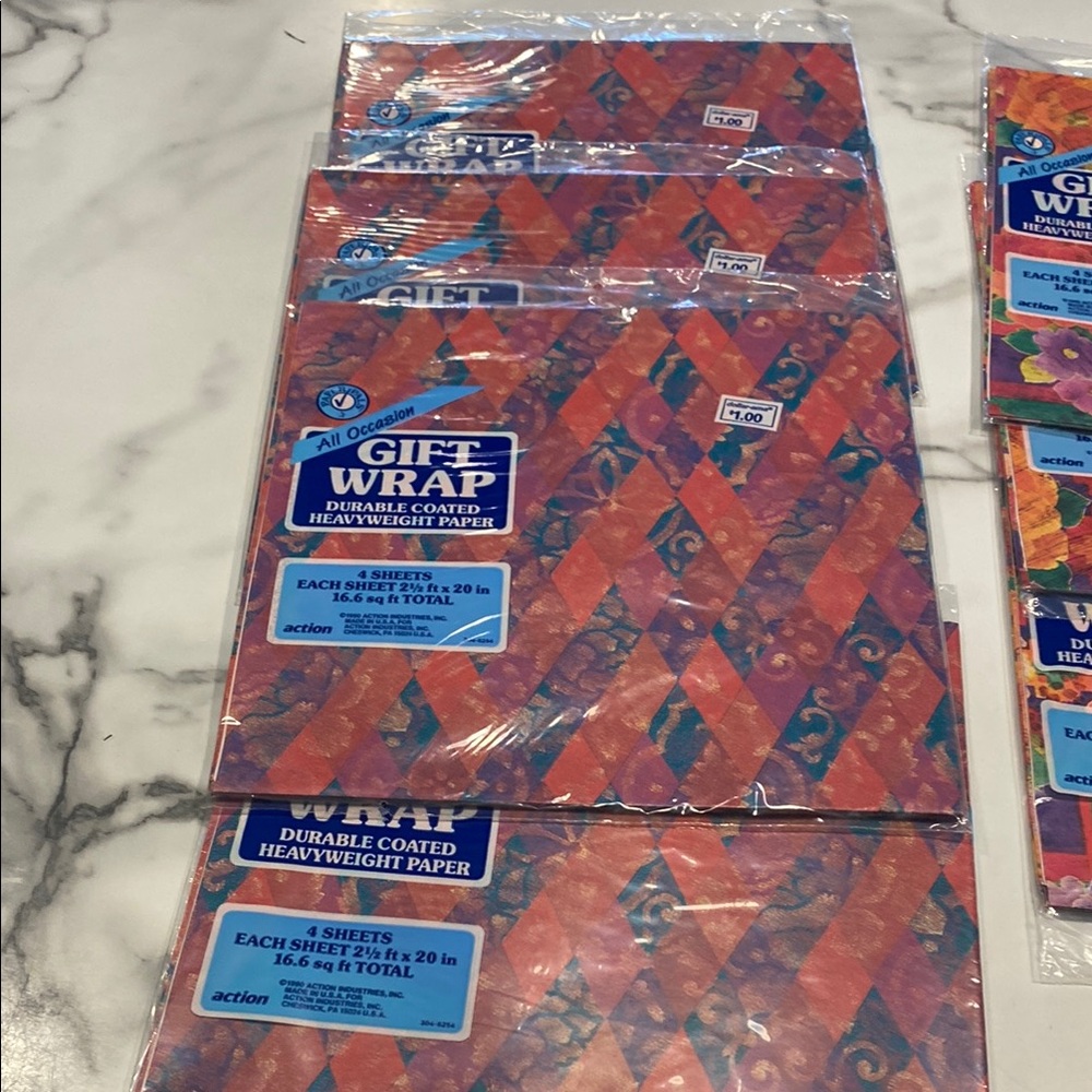 Vintage wrapping paper